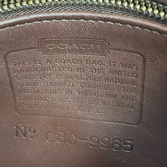 Vintage Coach legacy small flap
